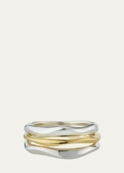 IppolitaTriple-Band Squiggle Ring in Chimera