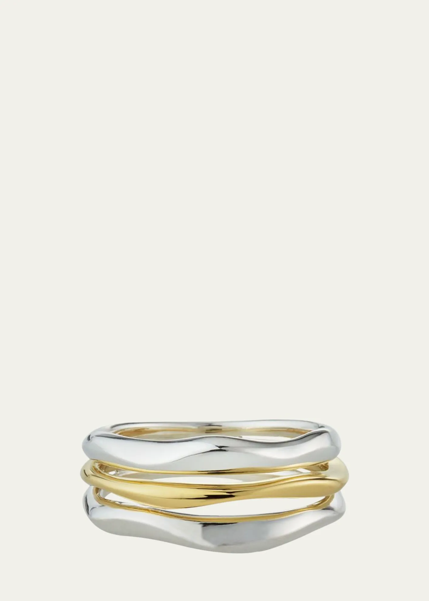 IppolitaTriple-Band Squiggle Ring in Chimera