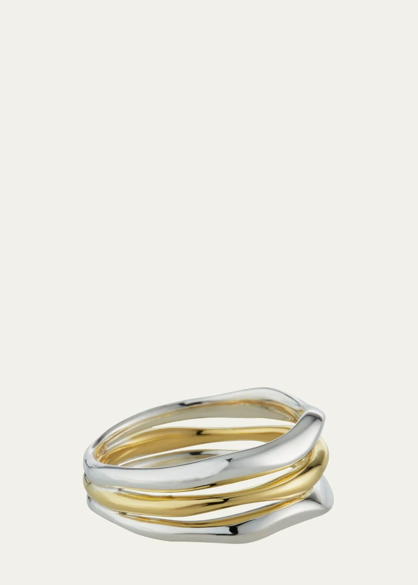 IppolitaTriple-Band Squiggle Ring in Chimera