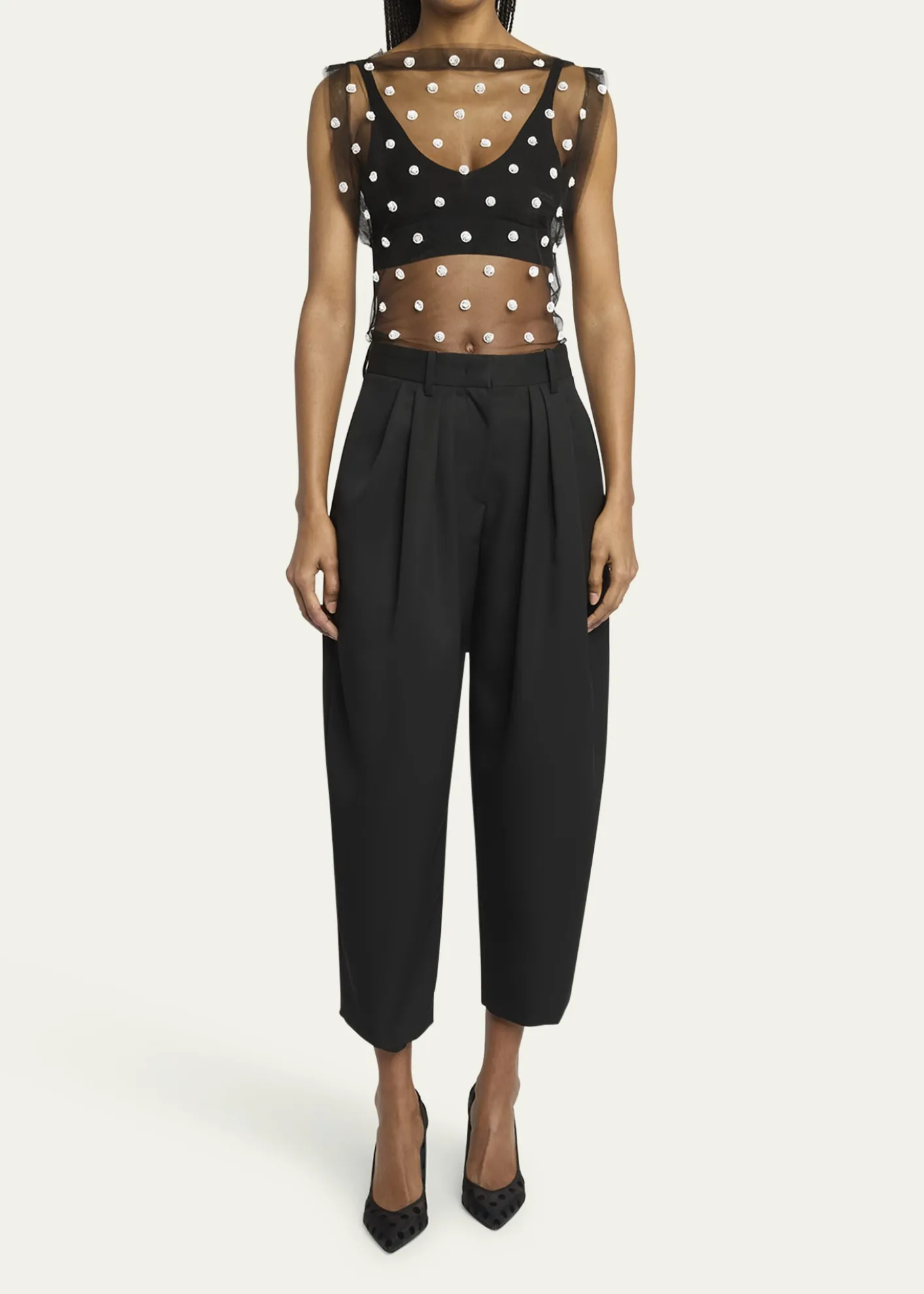 Isabel MarantJanice Pleated Wool Pants