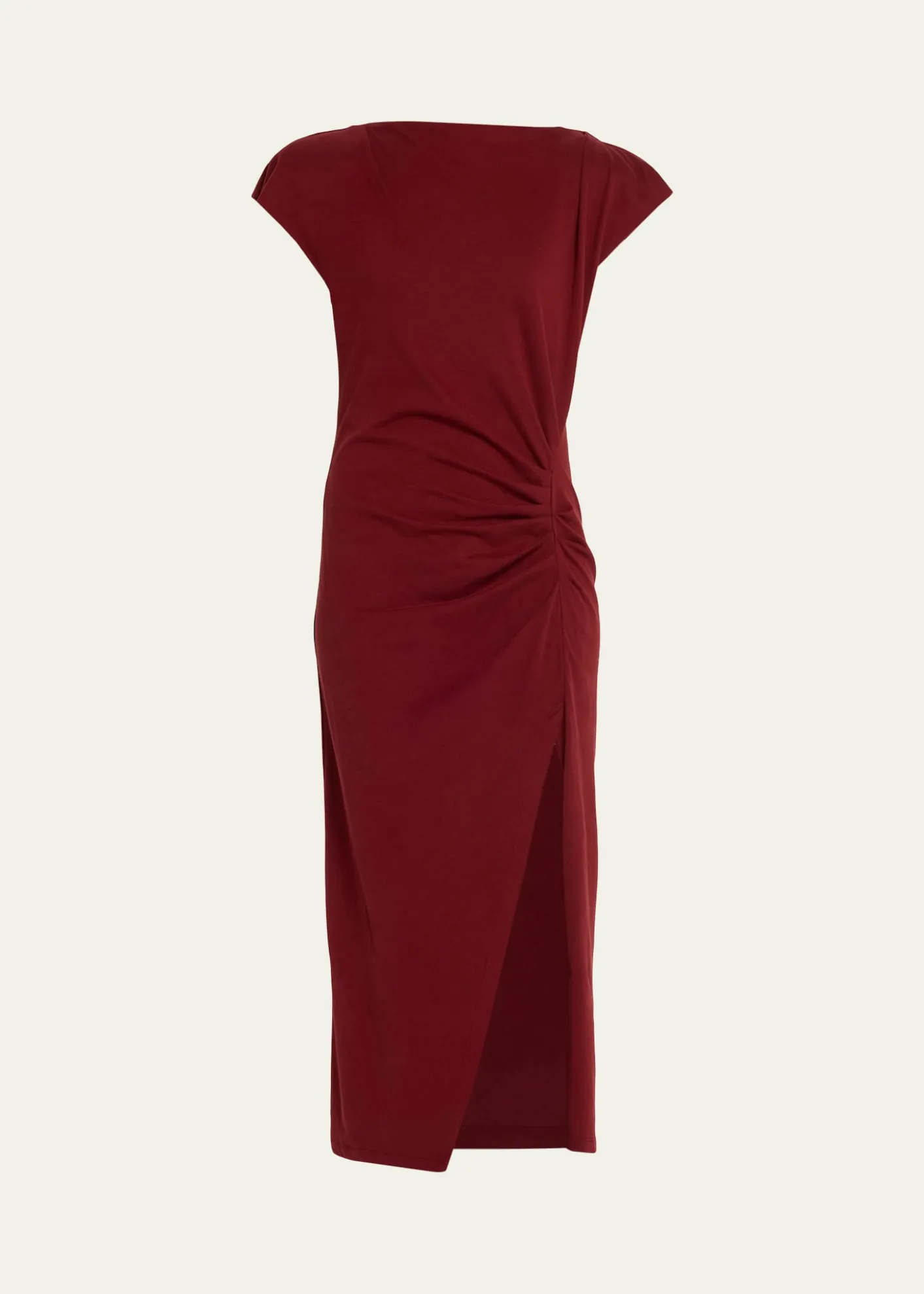 Isabel MarantNadela Ruched Cotton Jersey Dress