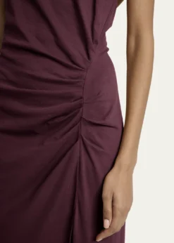 Isabel MarantNadela Ruched Cotton Jersey Dress