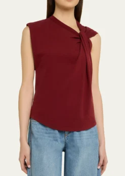 Isabel MarantNayda Asymmetric Cotton T-Shirt