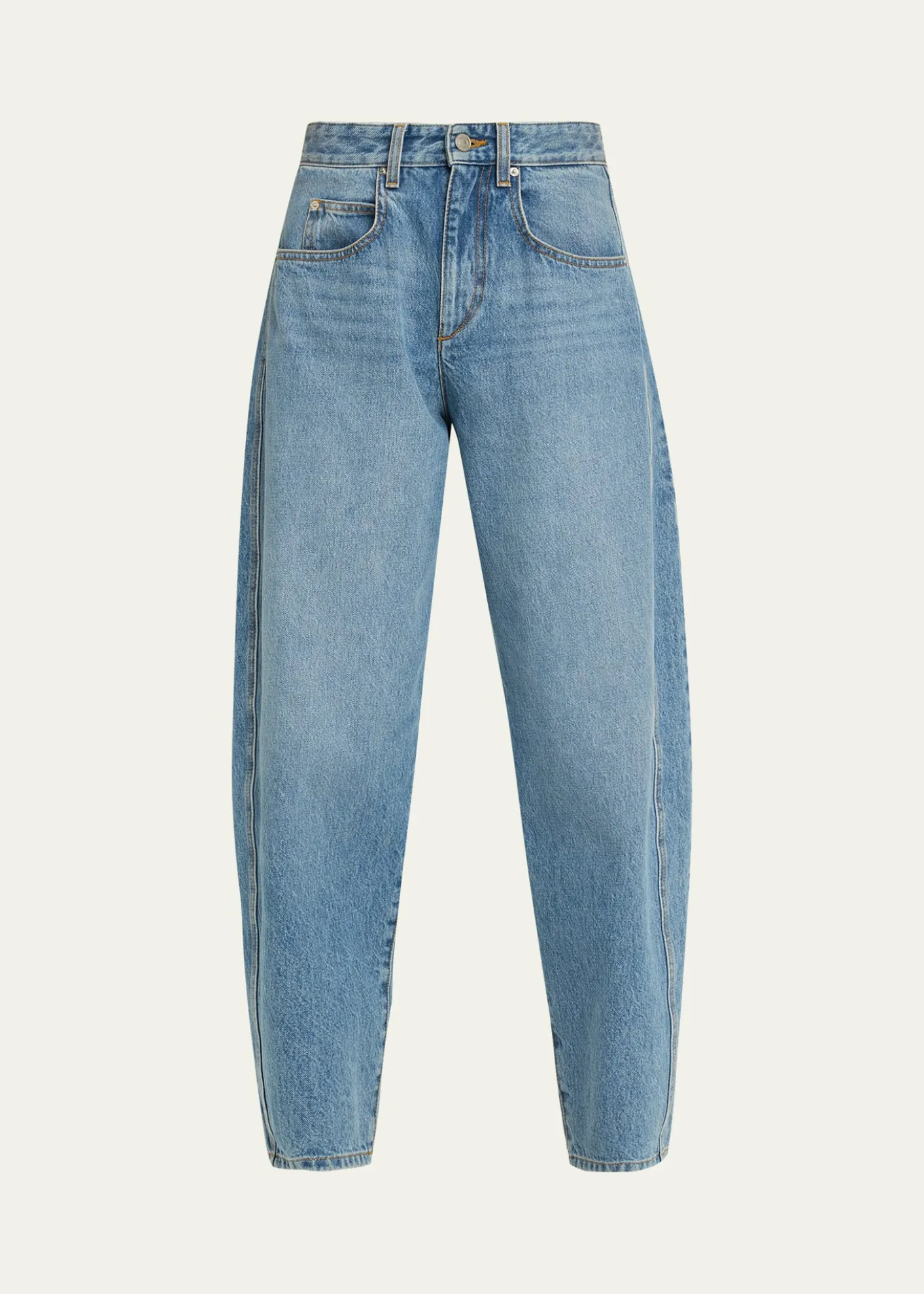 Isabel MarantOriane Barrel-Leg Ankle Jeans