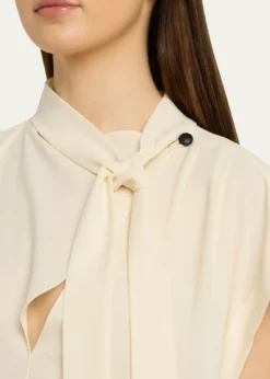 Isabel MarantSelene Tie-Neck Blouse
