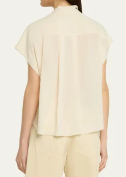 Isabel MarantSelene Tie-Neck Blouse