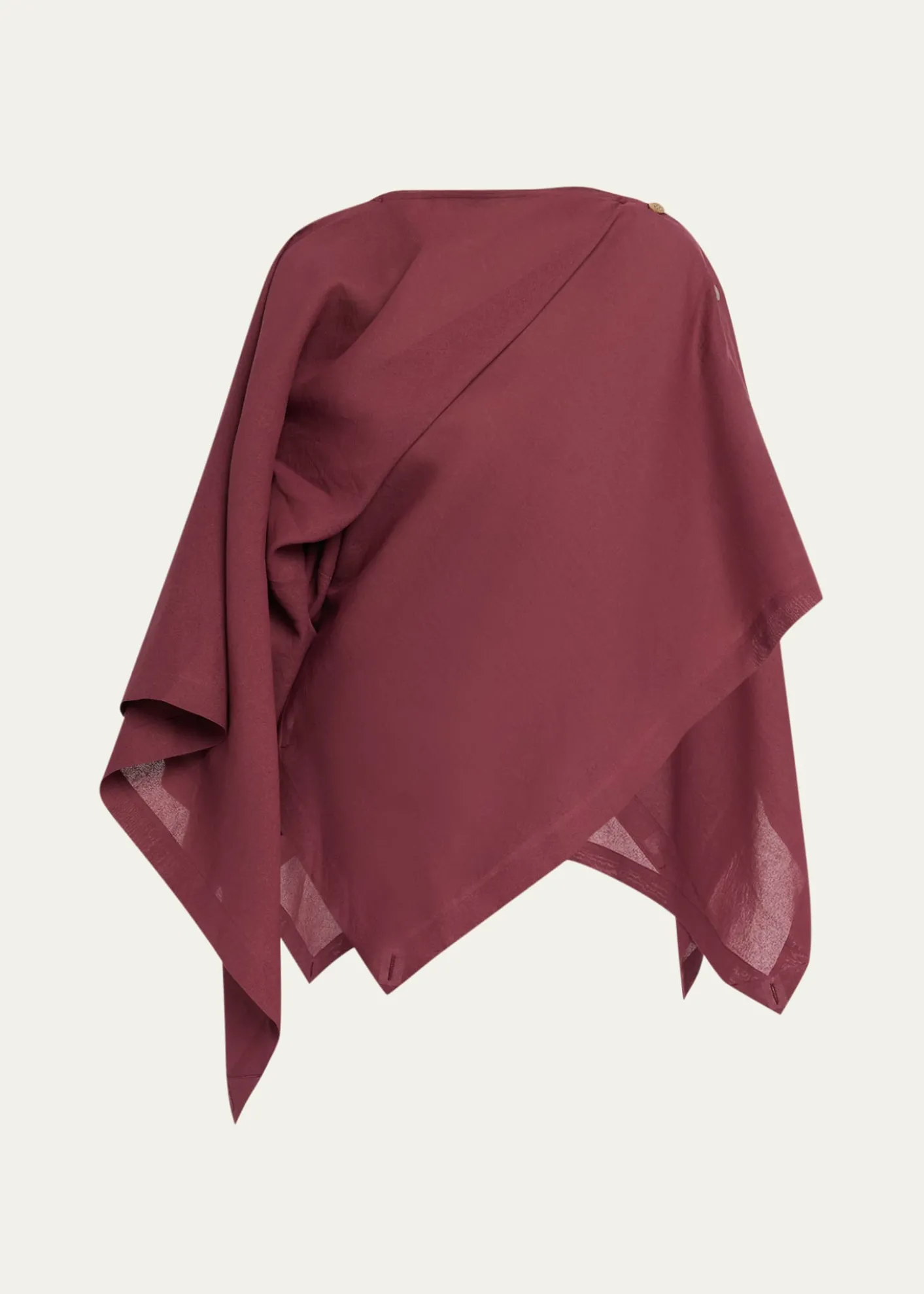 Issey MiyakeAll Squares Paper Handkerchief Top