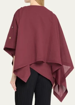 Issey MiyakeAll Squares Paper Handkerchief Top