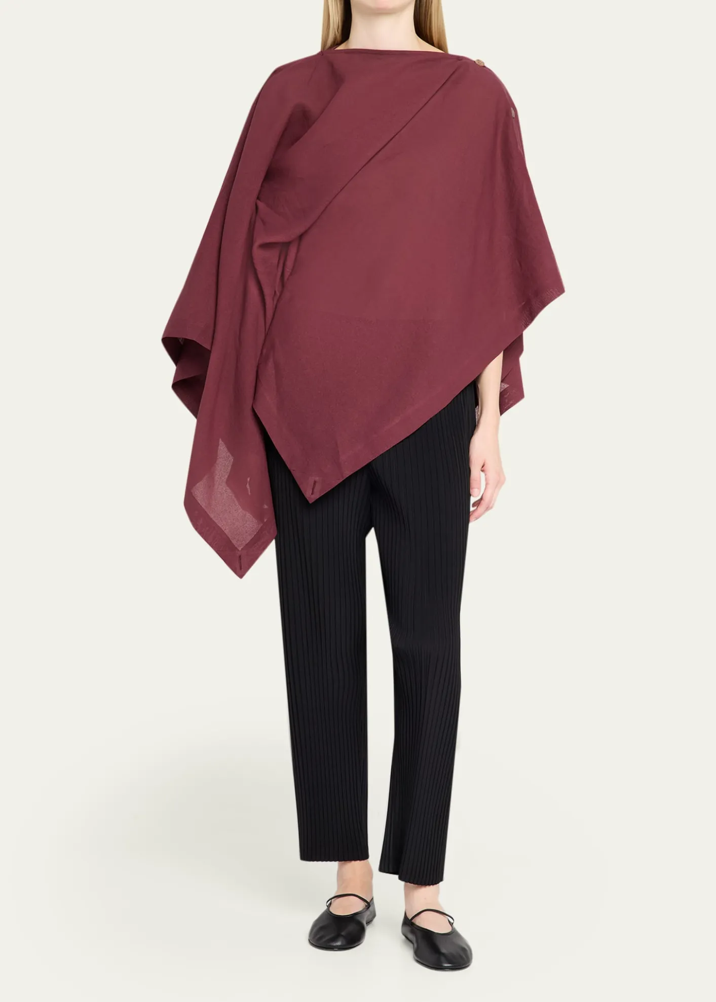 Issey MiyakeAll Squares Paper Handkerchief Top