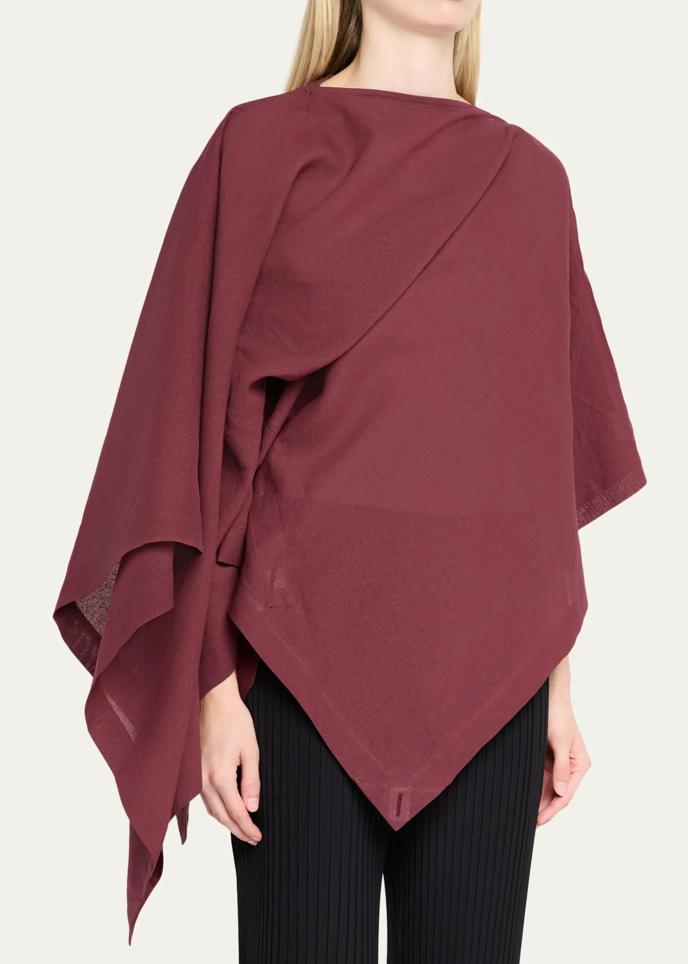 Issey MiyakeAll Squares Paper Handkerchief Top