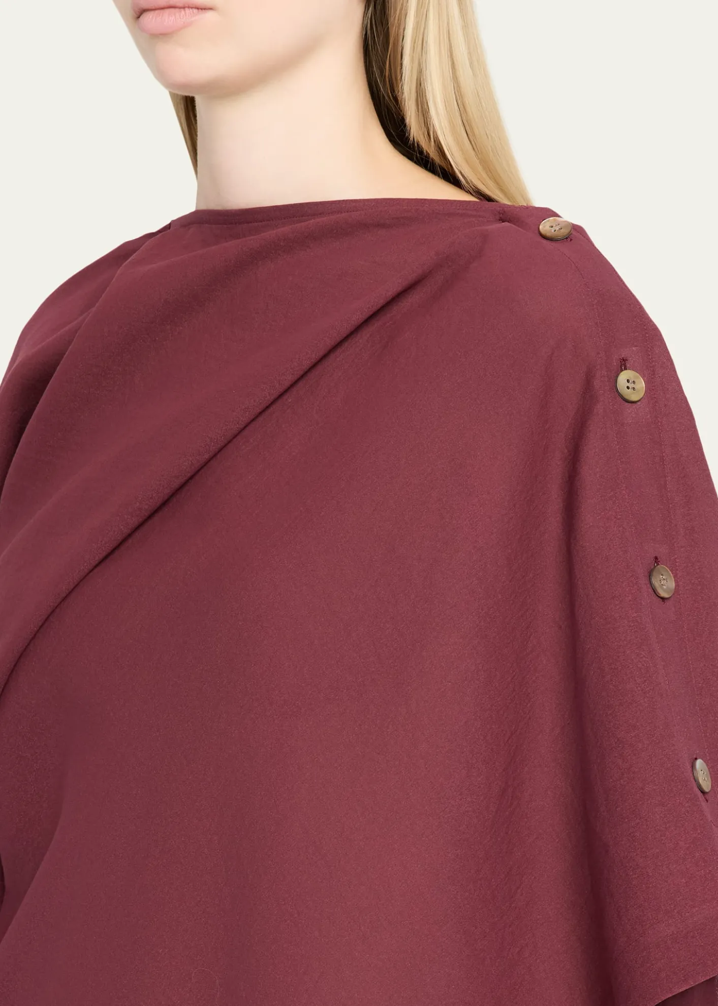 Issey MiyakeAll Squares Paper Handkerchief Top