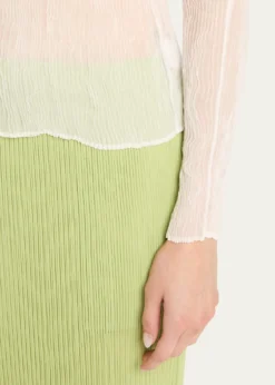 Issey MiyakeChiffon Twist Bk Wt 56 Top