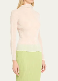 Issey MiyakeChiffon Twist Bk Wt 56 Top