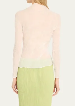 Issey MiyakeChiffon Twist Bk Wt 56 Top