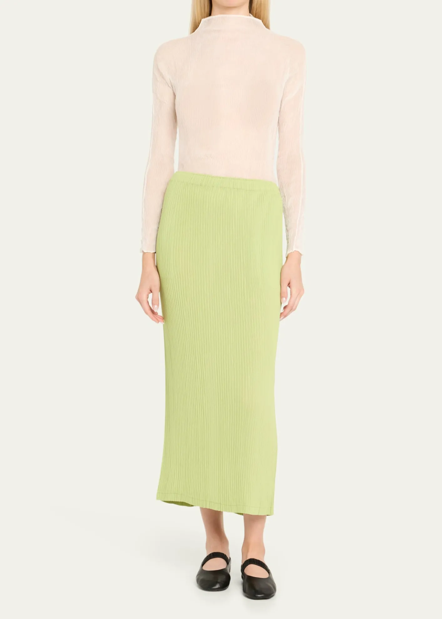 Issey MiyakeChiffon Twist Bk Wt 56 Top
