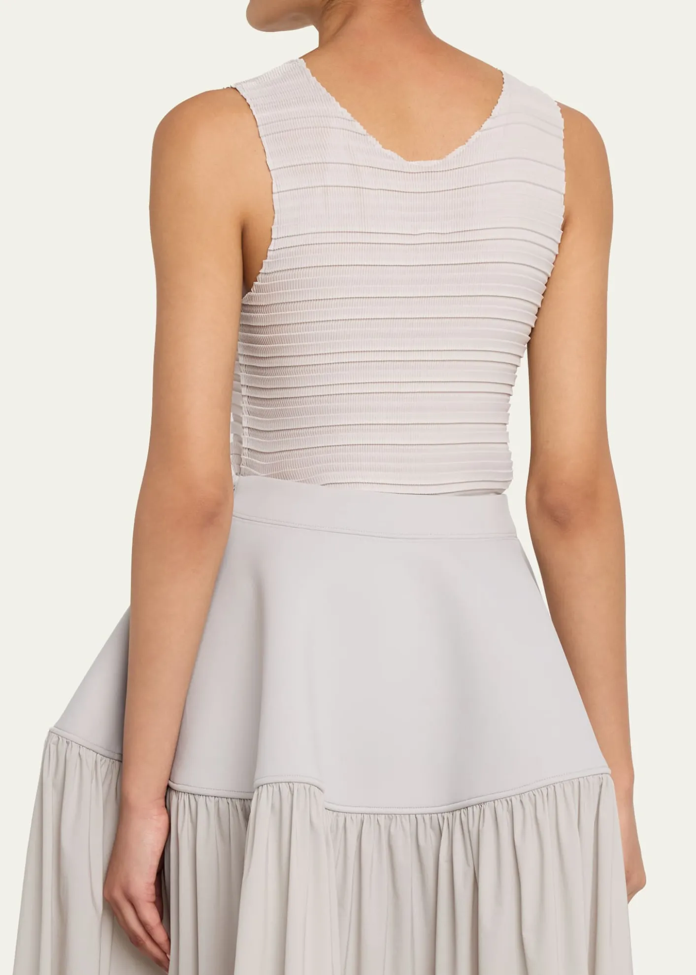 Issey MiyakeJiggly Pleated Plisse Tank Top