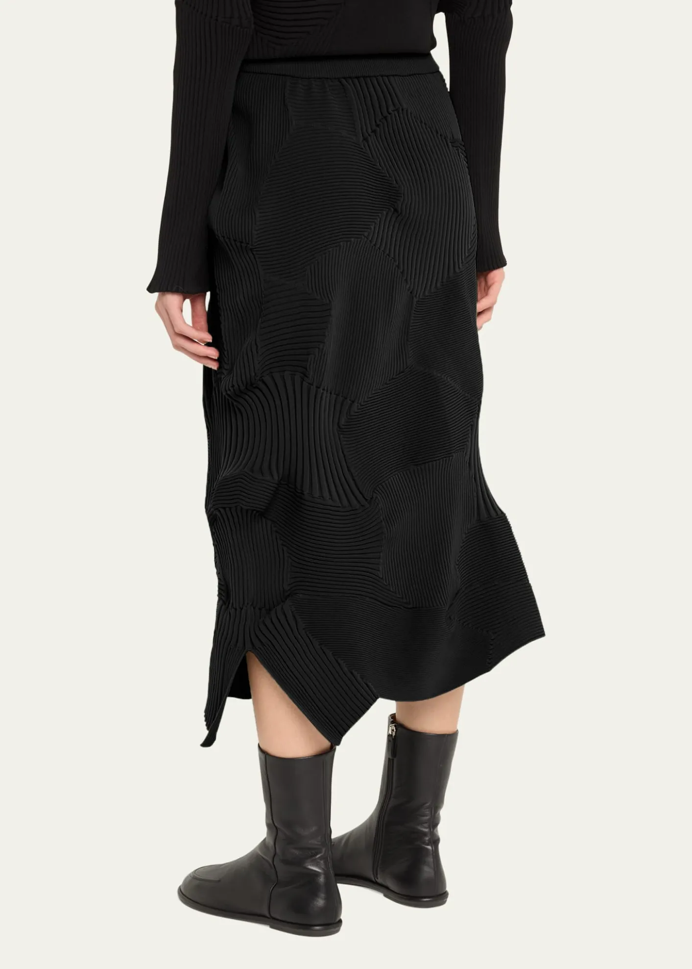 Issey MiyakeKone Kone Textural Ribbed Skirt