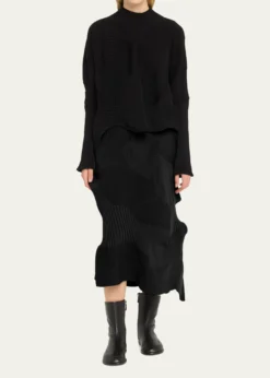 Issey MiyakeKone Kone Textural Ribbed Skirt