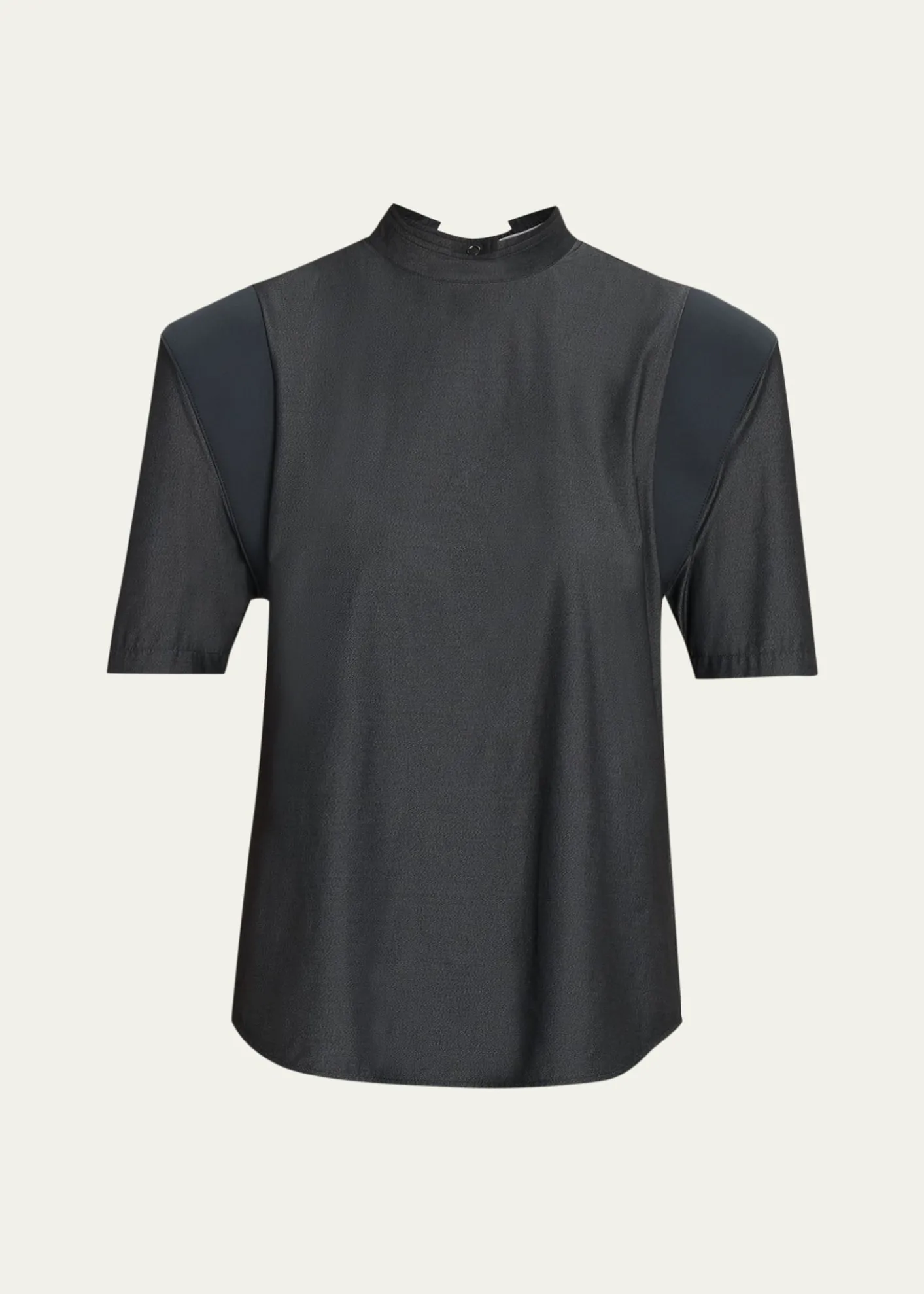 Issey MiyakeMute Exaggerated-Shoulder Top