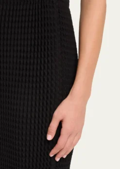 Issey MiyakeSpongy Bk 46 Body-Con Midi Skirt