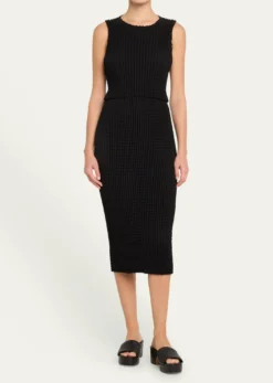 Issey MiyakeSpongy Bk 46 Body-Con Midi Skirt