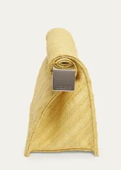 JacquemusLa Pochette Rond Carre Rolled Clutch Bag