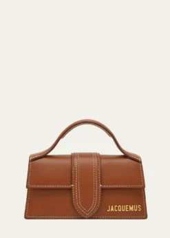 JacquemusLe Bambino Leather Top-Handle Bag