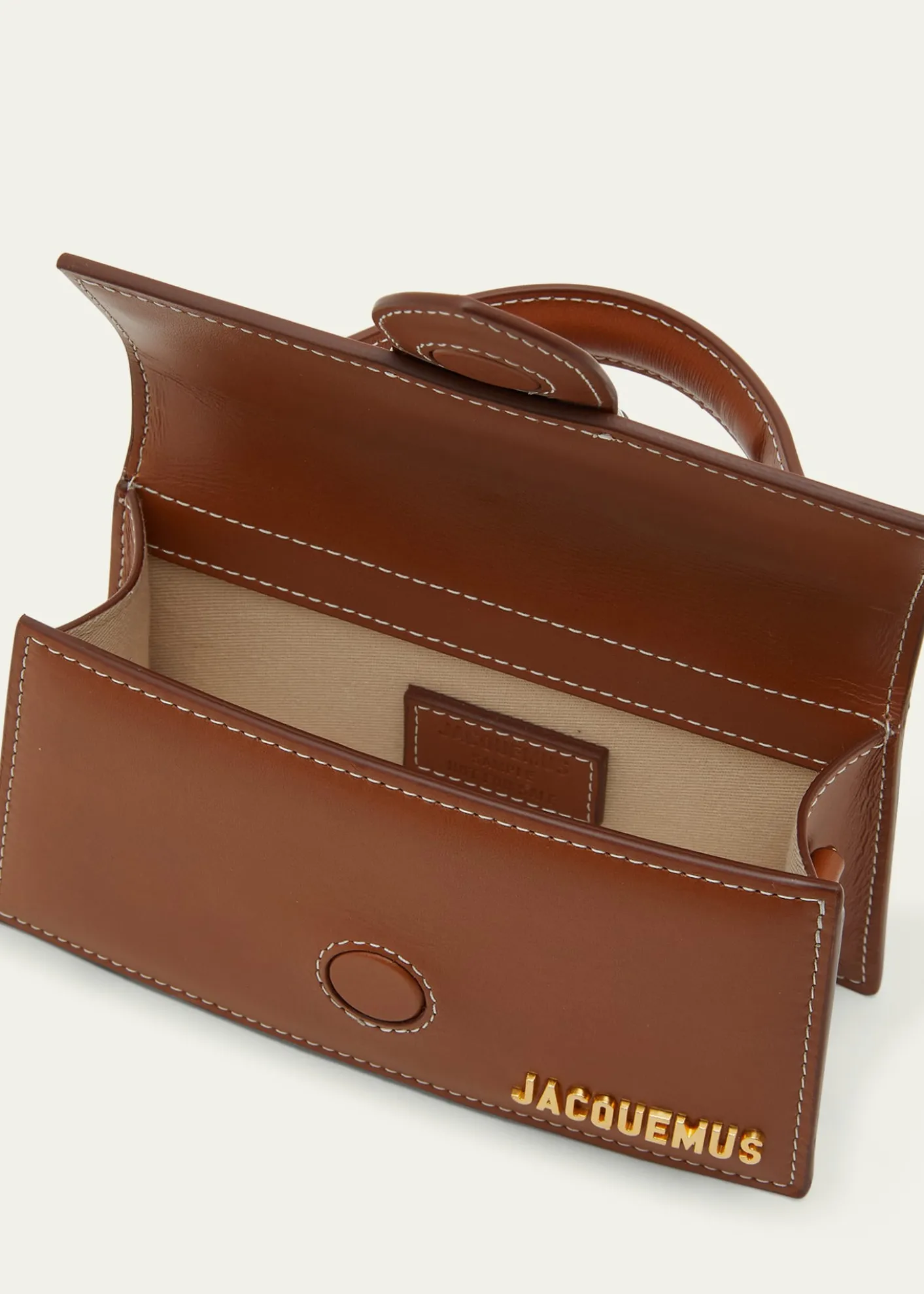 JacquemusLe Bambino Leather Top-Handle Bag