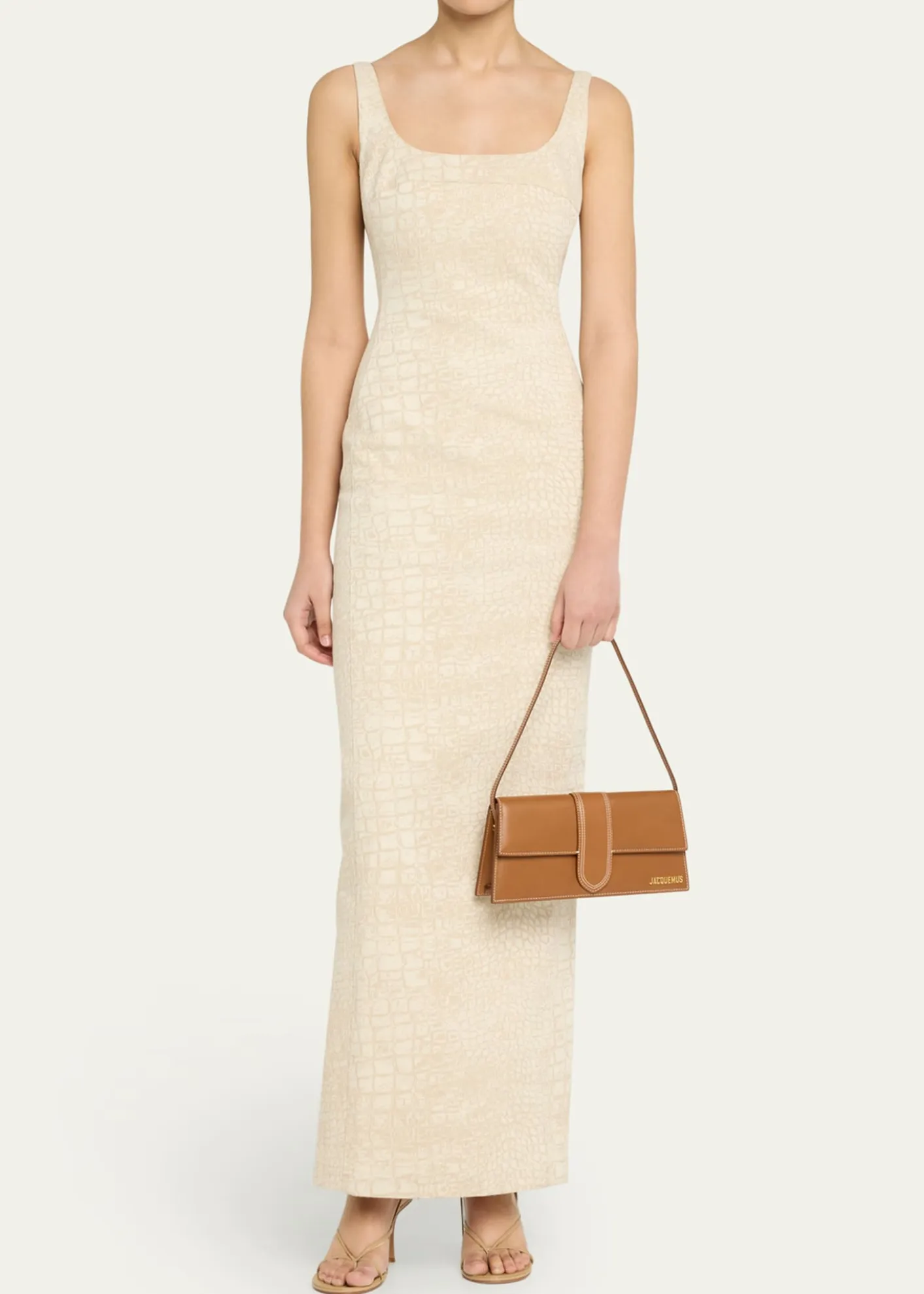 JacquemusLe Bambino Long Leather Shoulder Bag