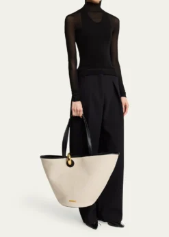 JacquemusLe Bambola Canvas Tote Bag