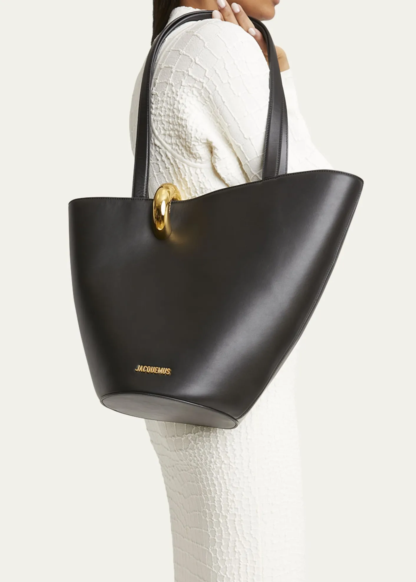 JacquemusLe Bambola Moyen Leather Tote Bag