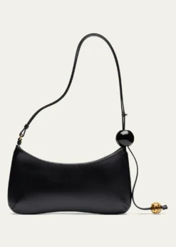 JacquemusLe Bisou Perle Leather Shoulder Bag