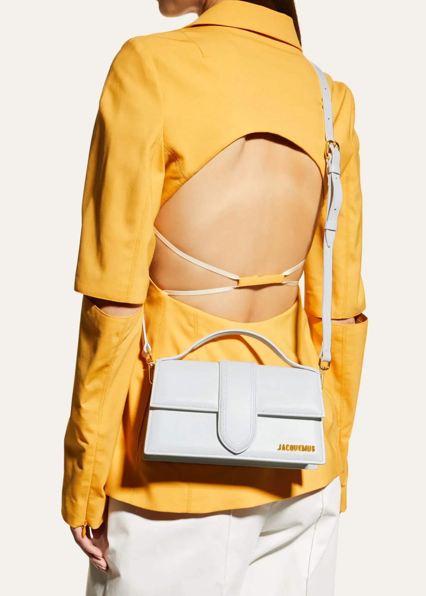 JacquemusLe Grand Bambino Leather Top-Handle Bag