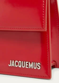 JacquemusLe Grand Bambino Patent Leather Top-Handle Bag