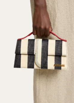 JacquemusLe Grand Bambino Striped Top-Handle Bag