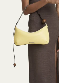 JacquemusLe Grand Bisou Perle Leather Shoulder Bag