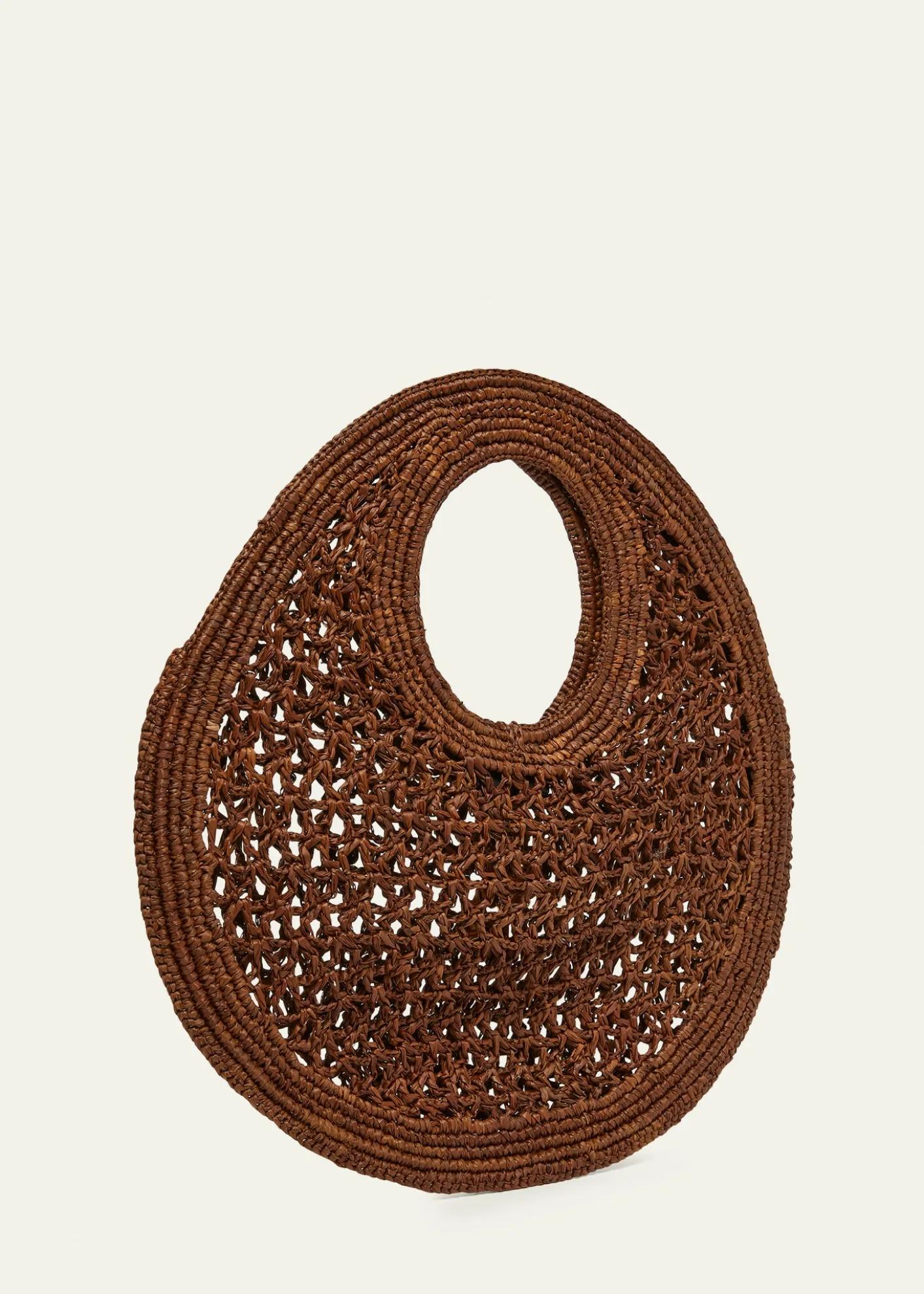 JacquemusLe Petite Crochet Raffia Top-Handle Bag