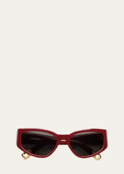 JacquemusLes Lunettes Gala Acetate Oval Sunglasses