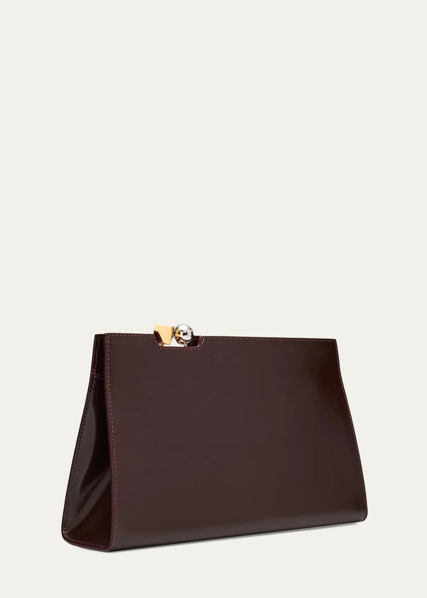 JacquemusLe Salon Rond-Carre Leather Shoulder Bag