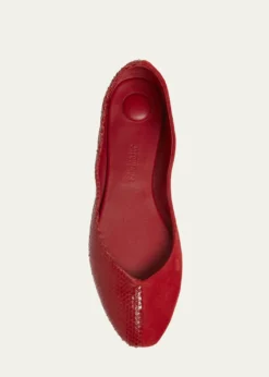 JacquemusLes Ballerines Mixed Leather Flats