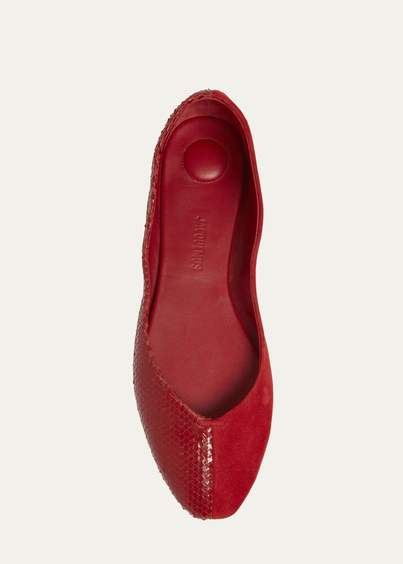 JacquemusLes Ballerines Mixed Leather Flats