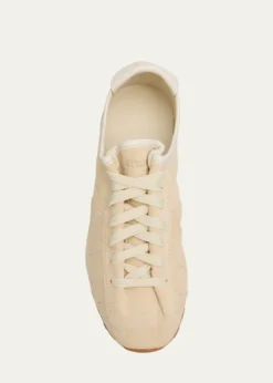 JacquemusLes Tennis Croc-Embossed Suede Sneakers