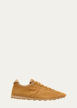 JacquemusLes Tennis Embossed Suede Sneakers