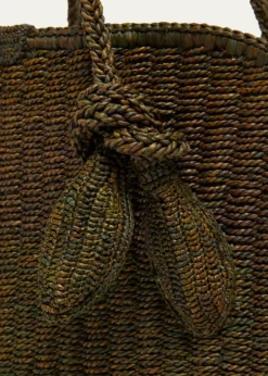 JacquemusLe Turismo Raffia Top-Handle Bowler Bag