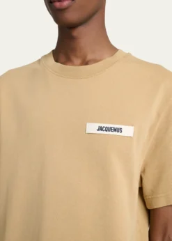 JacquemusMen's Grosgrain Logo Crewneck T-Shirt
