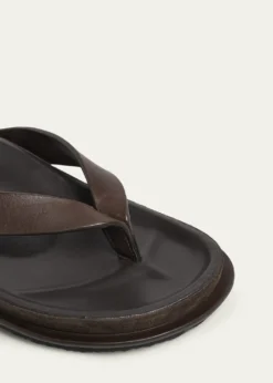 JacquemusMen's Les Tatanes Leather Thong Sandals