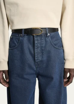 JacquemusMen's The Bambino Leather Belt