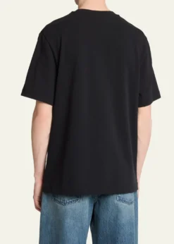 JacquemusMen's Grosgrain Logo Crewneck T-Shirt