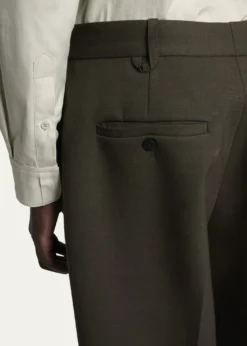 JacquemusMen's Le Pantalon Wide-Leg Pleated Pants
