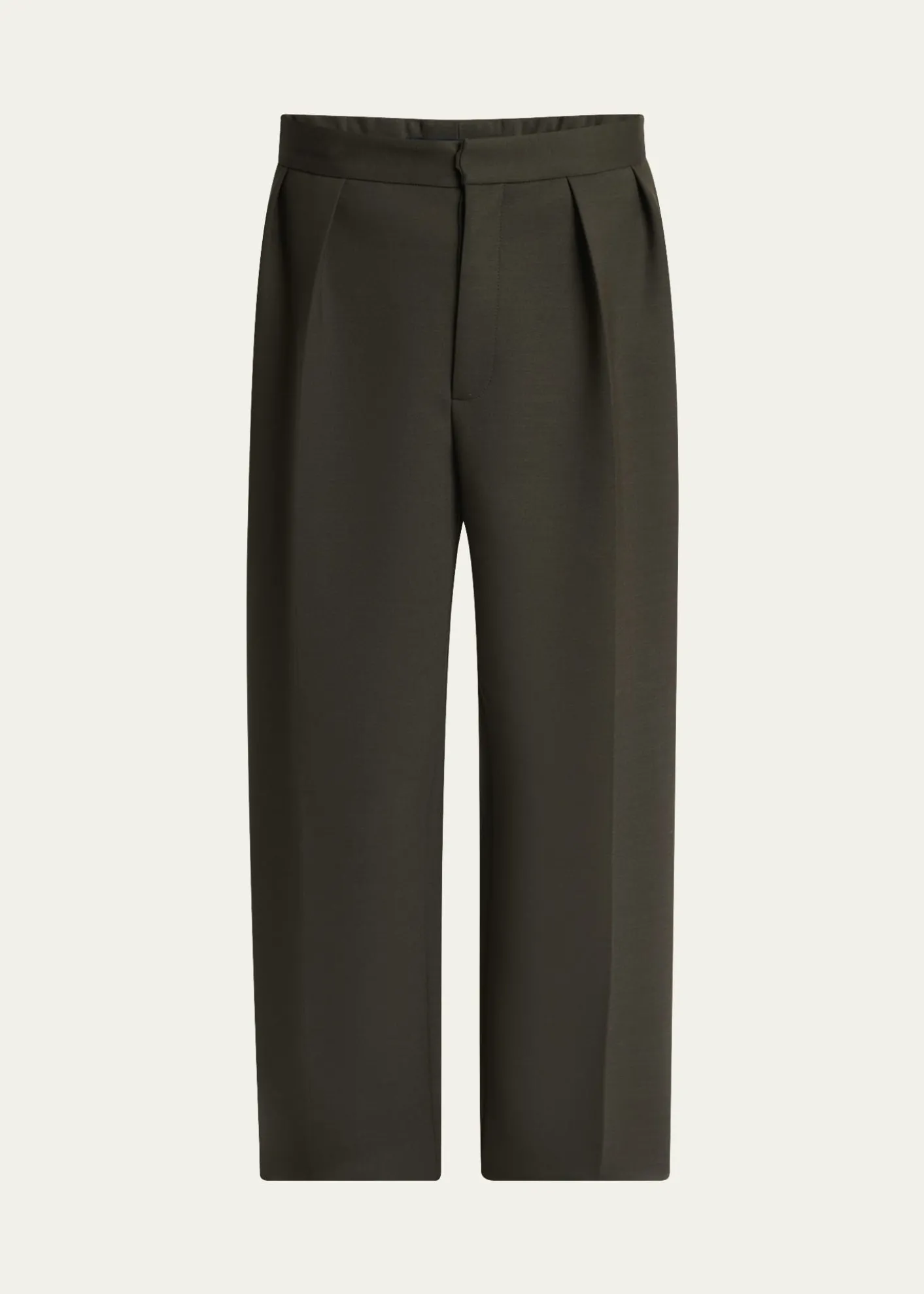 JacquemusMen's Le Pantalon Wide-Leg Pleated Pants